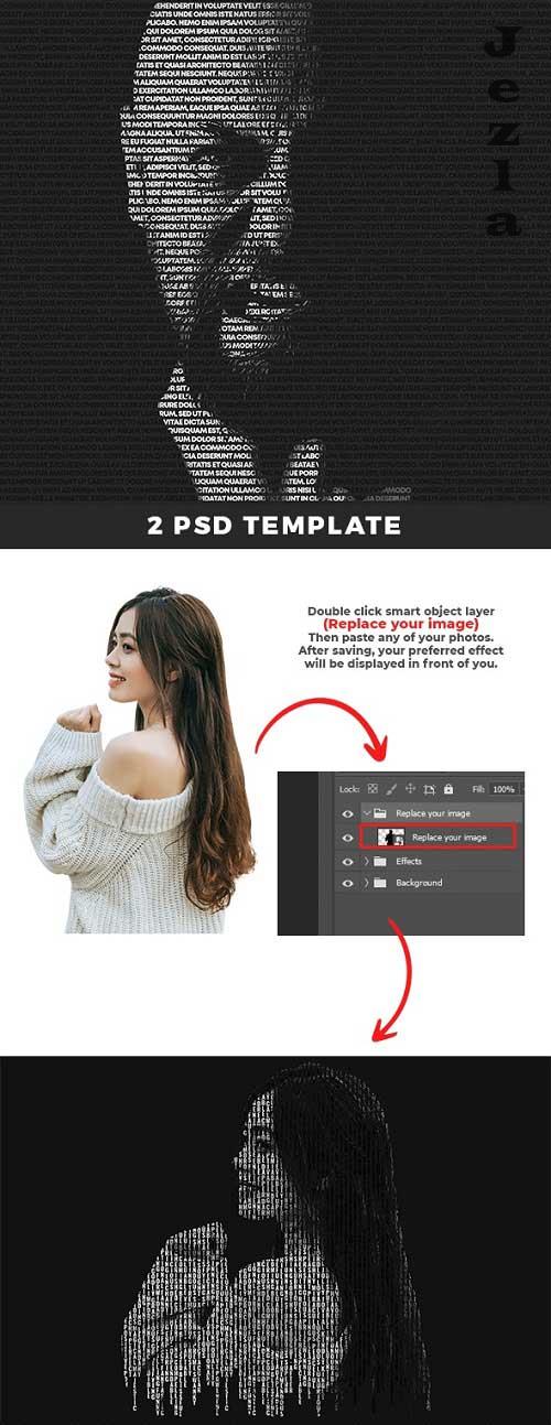 Typography Photo Effect - 36910617
