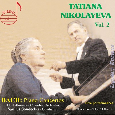 Johann Sebastian Bach - Tatiana Nikolayeva, Vol  2  Bach Concertos (Live)