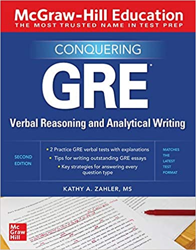 McGraw-Hill Education Conquering GRE Verbal Reasoning and Analytical Writing, 2nd Edition (True PDF)