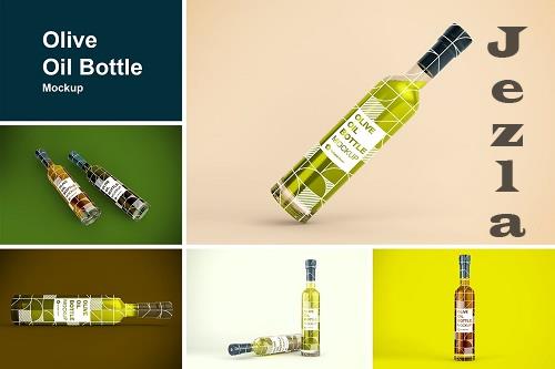 Olive Oil Bottle Mockup - 7009542