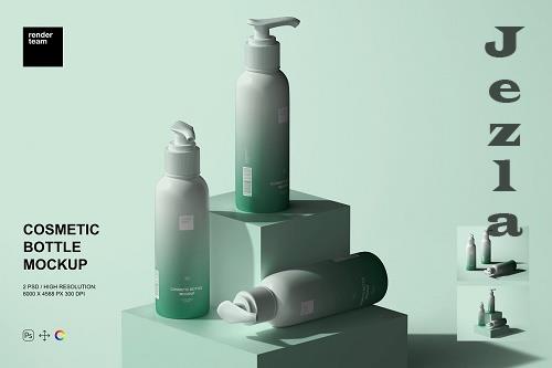 Cosmetic Bottle Mockup - 6630692