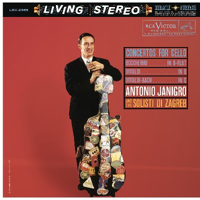 Johann Sebastian Bach - Antonio Janigro Plays Boccherini, Vivaldi & Bach Cello Concertos