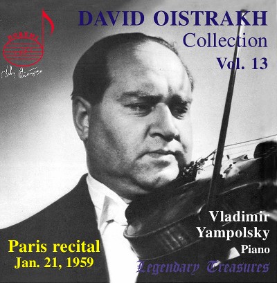 Johann Sebastian Bach - Oistrakh Collection, Vol 13 Paris Recital, 1959 (Live) Johann Sebastian Bach - Oistrakh Collection, Vol 13 Paris Recital, 1959 (Live)