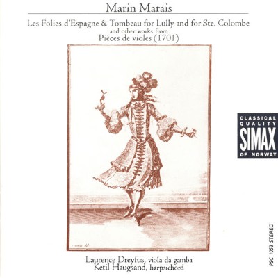 Marin Marais - Les Foiles D'espagne & Tombeau for Lully and for Ste  Colombe (1993) [16B-44 1kHz]