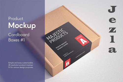 Cardboard Boxes #1 Product Mockup