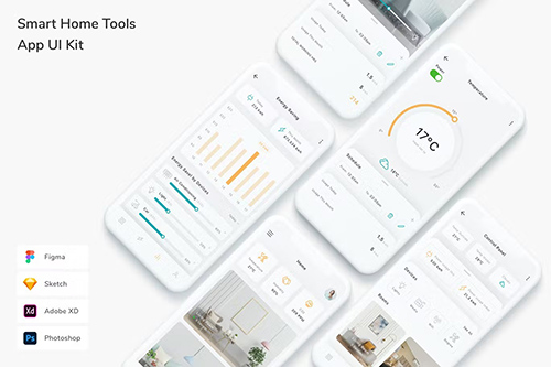 UI Kit - Smart Home Tools App