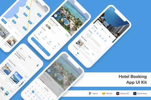 UI Kit - Hotel Booking App
