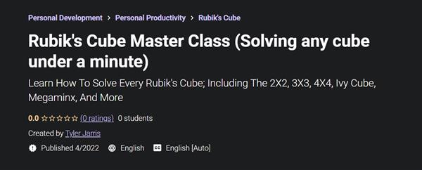Rubik's Cube Master Class (Solving any cube under a minute)