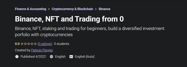 Binance, NFT and Trading from 0