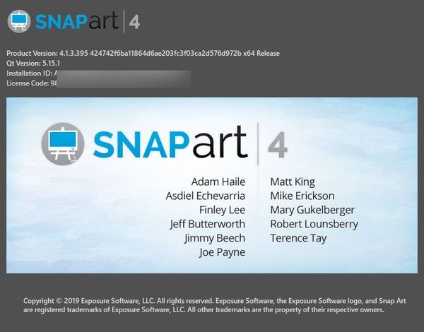 Exposure Software Snap Art 4.1.3.395