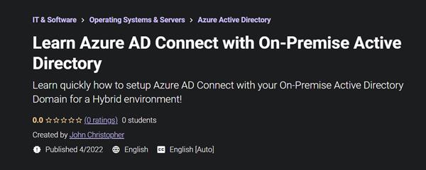 Learn Azure AD Connect with On-Premise Active Directory