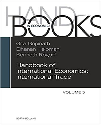 Handbook of International Economics, volume 5