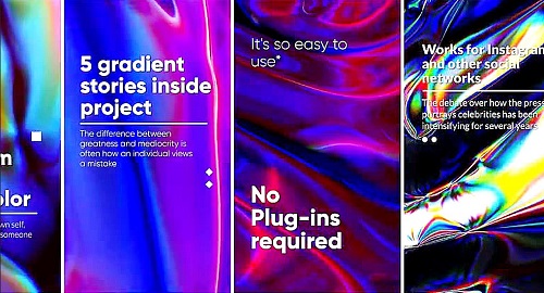 Instagram Stories Liquid Color 88000 - Project for After Effects