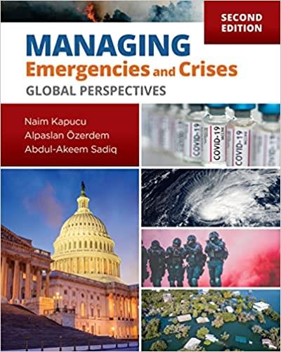 Managing Emergencies and Crises Global Perspectives, 2nd Edition