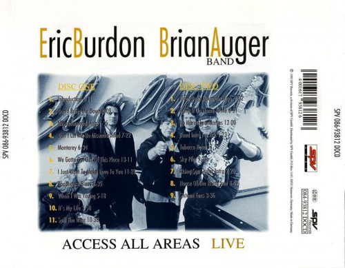 Eric Burdon Brian Auger Band - Access All Areas Live (1993) 2CD Lossless