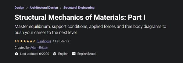 Structural Mechanics of Materials Part I