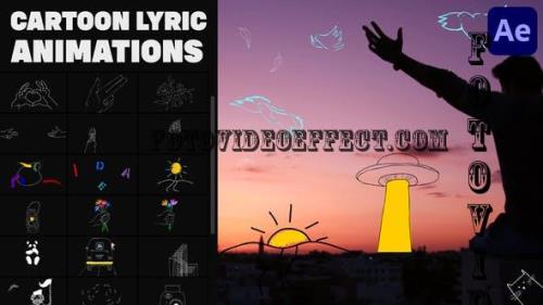 Cartoon Lyric Animations for After Effects - 36947162 