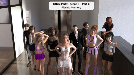 HexxetVal - Office Party - Scene 08 - Part C 3D Porn Comic