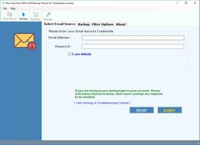 RecoveryTools Office 365 Backup Wizard 6.3