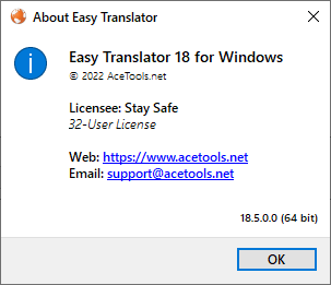 Portable Easy Translator 18.5.0.0
