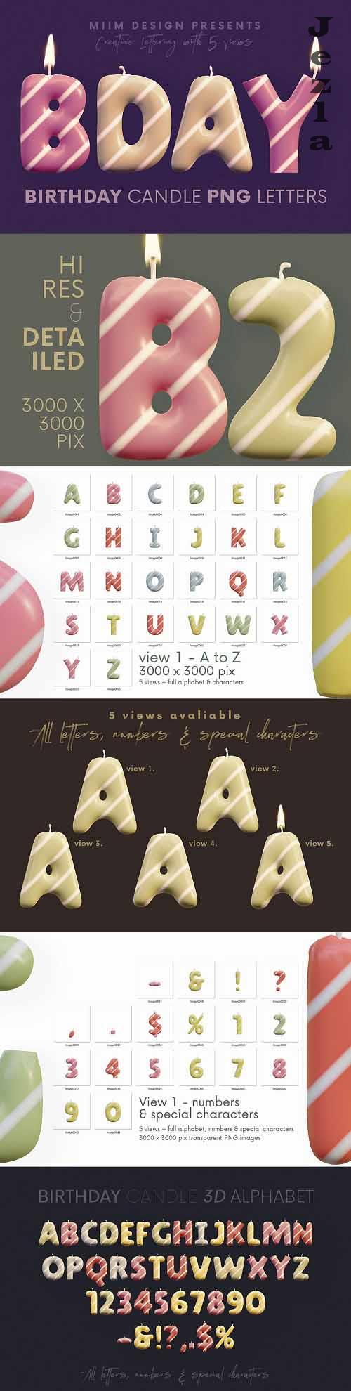 Birthday Candle - 3D Lettering - 7109431 Birthday Candle - 3D Lettering - 7109431