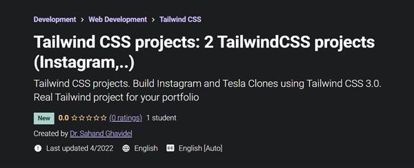 Tailwind CSS projects 2 : TailwindCSS projects (Instagram,..)