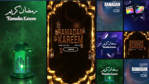 Videohive - Ramadan Stories Pack 36915486 - Project For Final Cut & Apple Motion