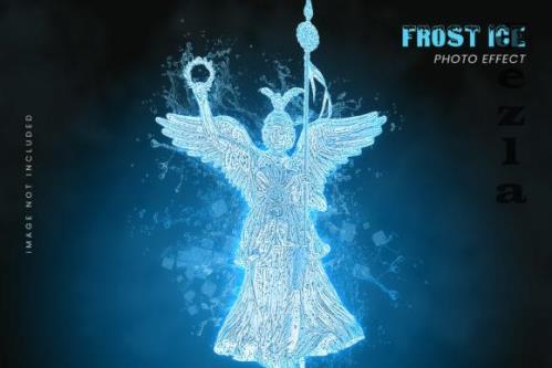 Frost Ice Photoshop Action 2 - Photo Effect