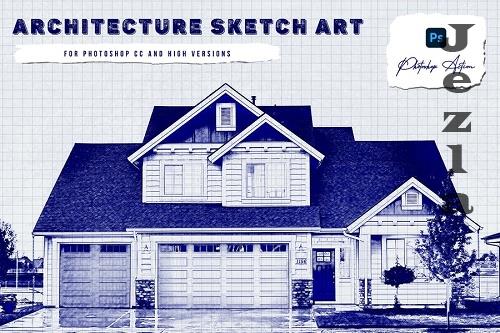 Architecture Sketch Art Action