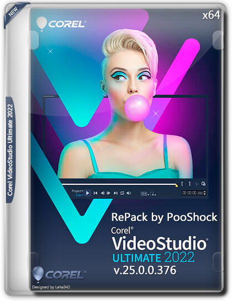 Corel VideoStudio Ultimate 2022 v.25.0.0.376 RePack by PooShock (MULTi/2022)