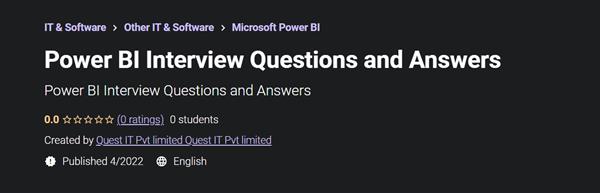 Power BI Interview Questions and Answers