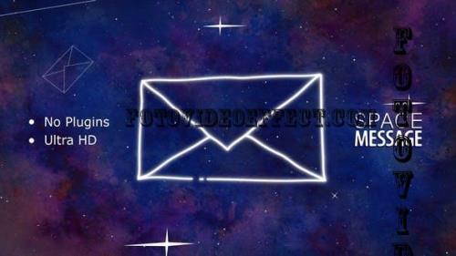 Videohive - Space Message - 37011965