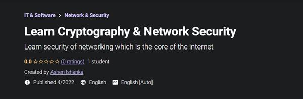 Learn Cryptography & Network Security