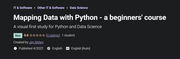 Mapping Data with Python - a beginners' course