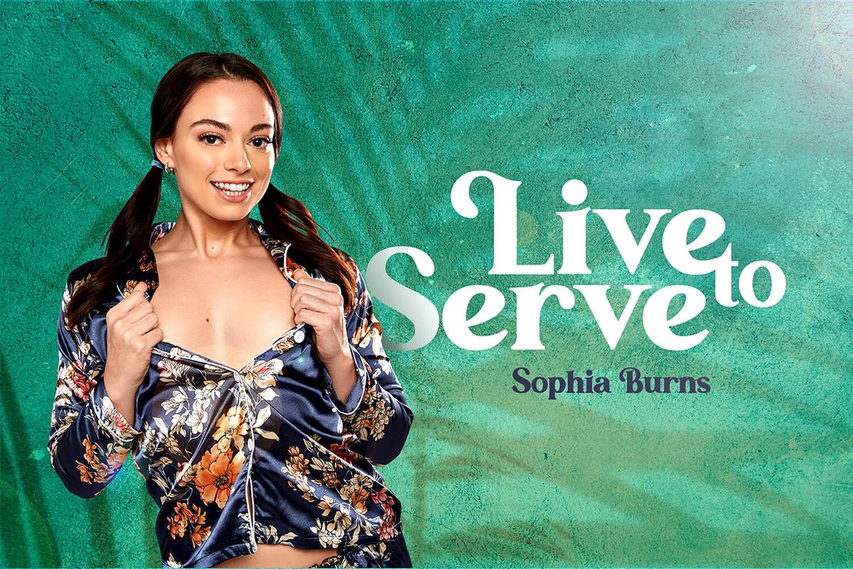 [BaDoinkVR.com] Sophia Burns (Live to Serve / 05.04.2022) [2022 г., Doggystyle, Blowjob, Teen, 180, Natural, Small Tits, Brunette, Cum On Body, 7K, 180°, 3584p] [Oculus Rift / Vive]