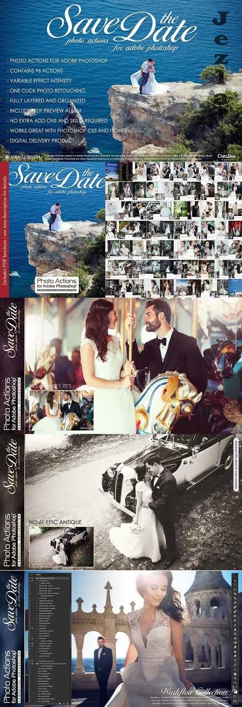 Actions for Photoshop- Save the Date - 7094468