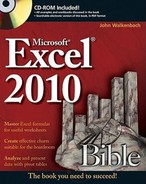 Excel® 2010 Bible (9780470474877) Excel® 2010 Bible (9780470474877)