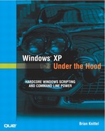 Windows® XP Under the Hood (0789727331)