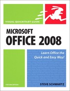 Microsoft Office 2008 for Macintosh (9780321572936)