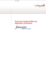 Force com Create and Run any Application (30000LTI00091)