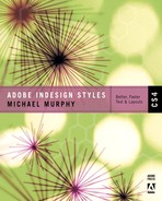 Adobe® InDesign® CS4 Styles (9780321637840)