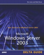 Microsoft® Windows® Server 2003 Delta Guide (0789728494)