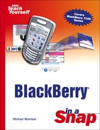 BlackBerry® in a Snap (0672326701)