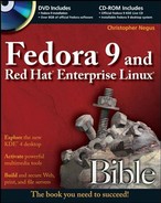 Fedora® 9 and Red Hat® Enterprise Linux® Bible (9780470373620) Fedora® 9 and Red Hat® Enterprise Linux® Bible (9780470373620)