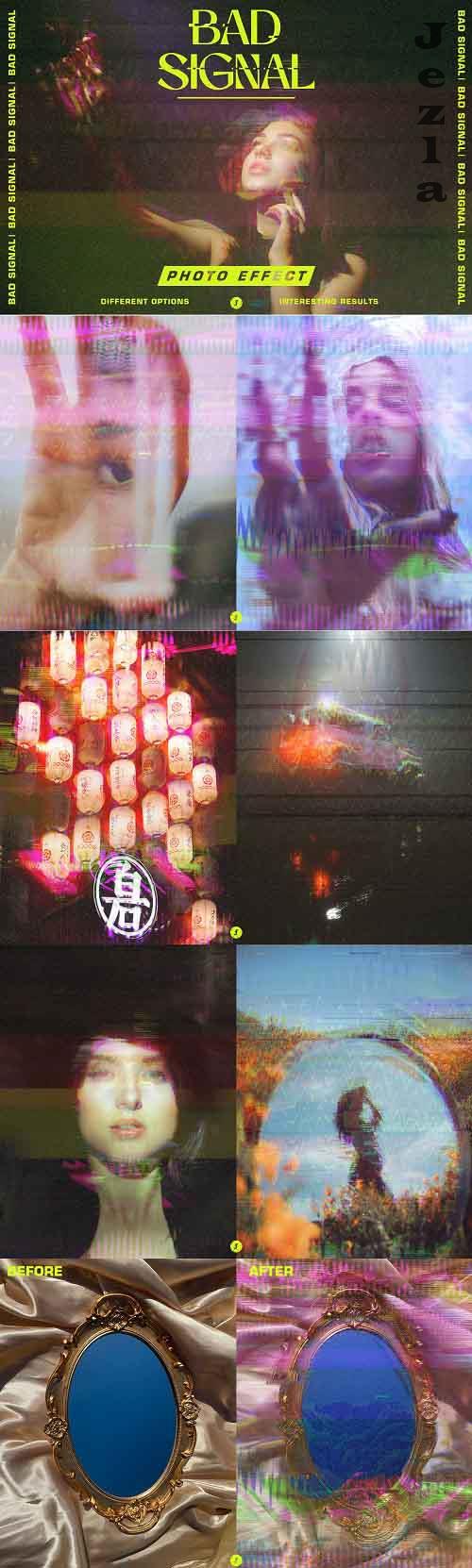 Bad Signal Photo Effect - 7117166