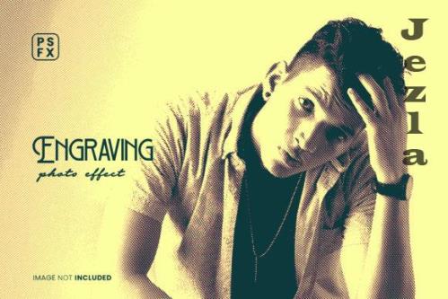 Engraving Photo Effect