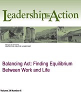 Balancing Act Finding Equilibrium Between Work and Life (01520110049SI)