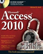 Access® 2010 Bible (9780470475348)