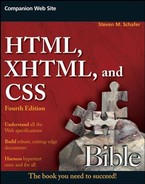 HTML XHTML (9780470128619) HTML XHTML (9780470128619)