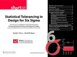 Statistical Tolerancing in Design for Six Sigma (0132335085)